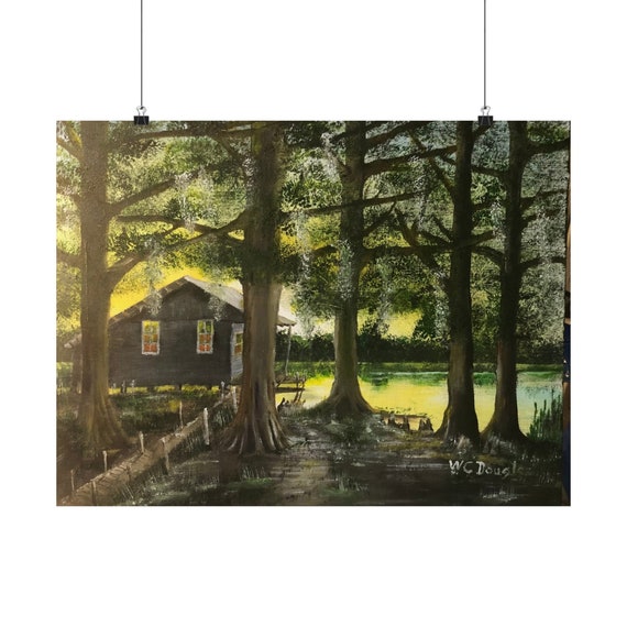 Camp Sunrise - Matte Horizontal Poster for Framing - W C Douglas