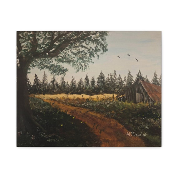 Country Road by W C Douglas - Matte Canvas, Stretched, 1.25"