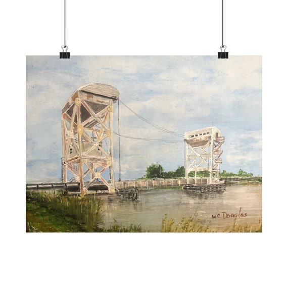 The Bridge - Matte Horizontal Poster for Framing - by W C Douglas