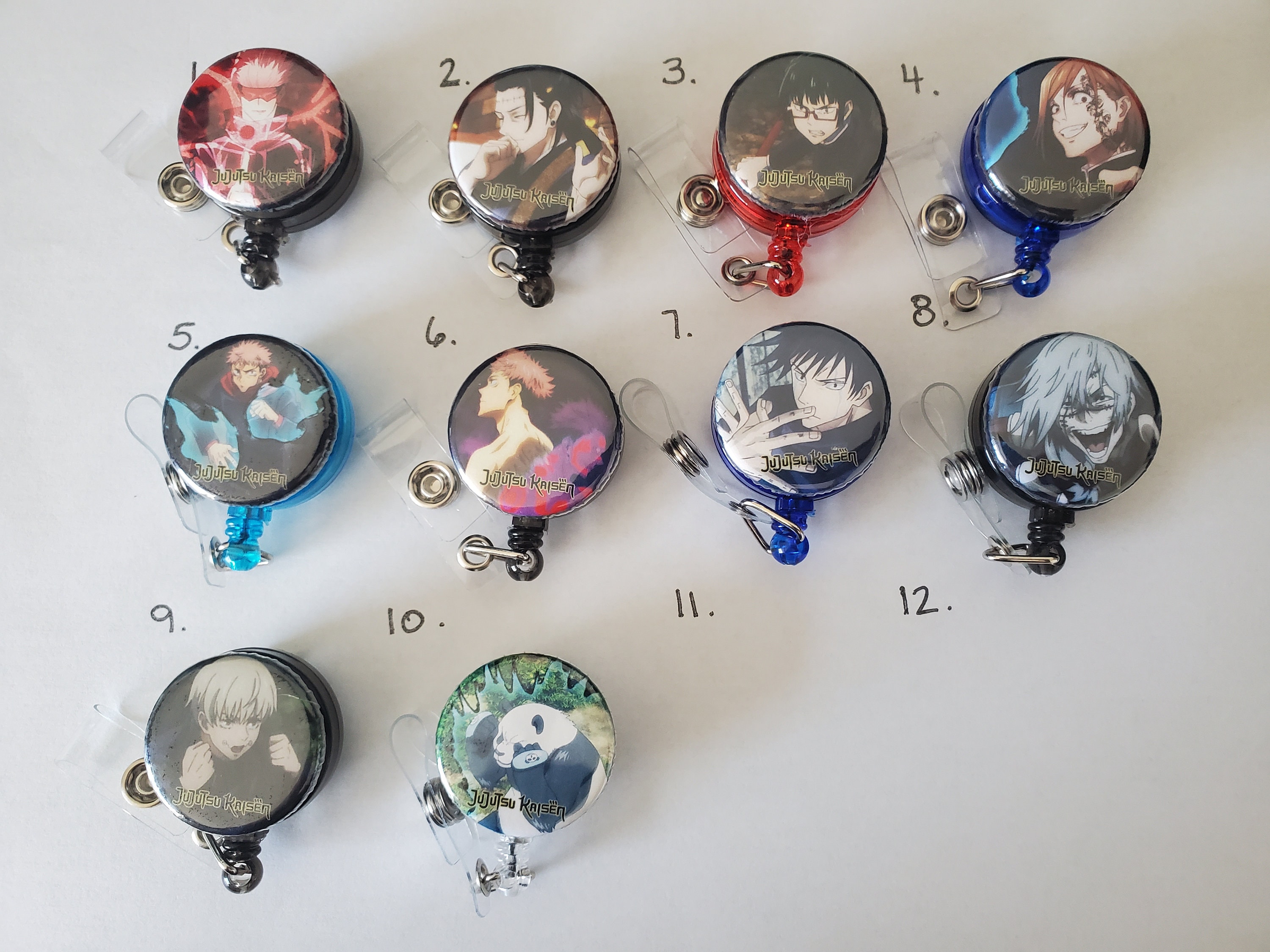 Pinstant Satoru Gojo Jujutsu Kaisen Anime Manga 17.7 Neck Lanyard Keychain Holder ID Badge Mobile Phone Pin Strap