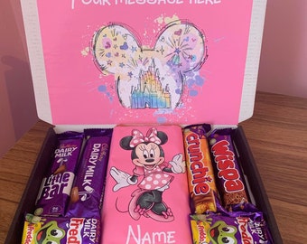 Minnie Mouse personalised chocolate box birthday for any occasion