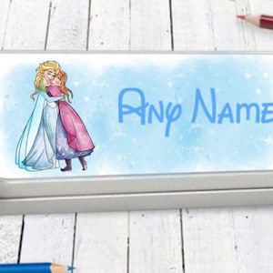 Elsa & Anna-inspirerad personlig pennburk