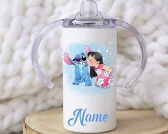 Bicchiere personalizzato ispirato a Lilo & Stitch