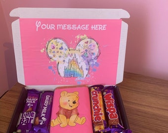 Boîte de chocolats personnalisée Winnie l'ourson anniversaire pour toutes les occasions