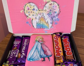 Elsa Anna  personalised chocolate box birthday for any occasion