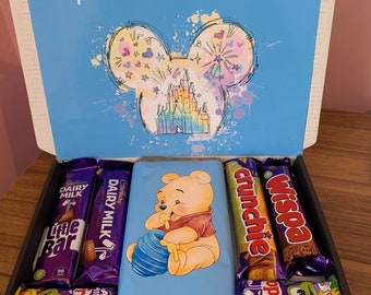 Compleanno di scatola di cioccolatini personalizzata Winnie the Pooh per ogni occasione