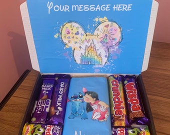 Boîte de chocolats personnalisée LILO and stitch anniversaire pour toutes les occasions