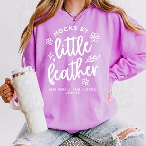 Comfort Colors 1466 Neon Violet Mockup, 1466 Mockup Neon Violet, Comfort Colors Sweatshirt Mockup, Lightweight Crewneck, 1466 Size Chart