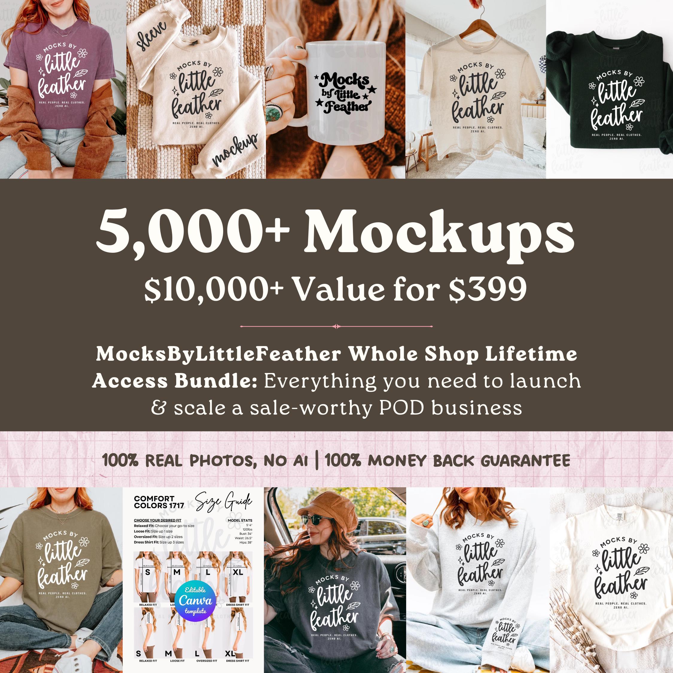 Whole Shop Mockup Bundle Pass | Lifetime Access to ALL Mock ...