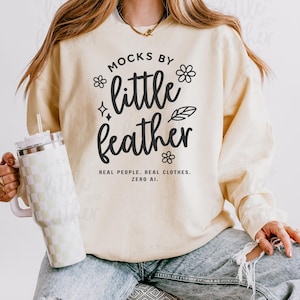Comfort Colors 1466 Ivory Mockup, 1466 Mockup Ivory, Comfort Colors Sweatshirt Mockup, Lightweight Crewneck Mockup, 1466 Size Chart
