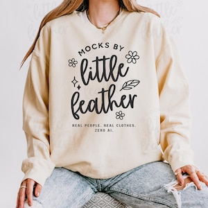 Comfort Colors 1466 Ivory Mockup, 1466 Mockup Ivory, Comfort Colors Sweatshirt Mockup, Lightweight Crewneck Mockup, 1466 Size Chart