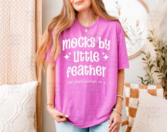 Heather Radiant Orchid Gildan 64000 T Shirt Mockup | G64000 T-Shirt Mock-Up | G640 Real Human Model Mock Up | Trendy Simple Boho Aesthetic