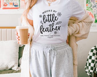Bella Canvas 3001 White Tshirt Mockup | BC3001 White Shirt Mock-Up | Trendy Lifestyle T-Shirt Model Mock