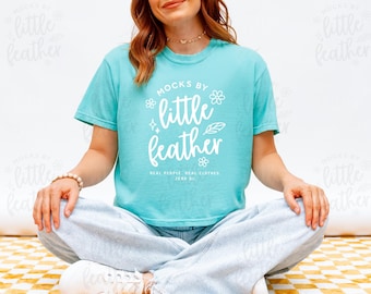 Comfort Colors 3023 Mockup (Color: Chalky Mint) | 3023CL T-Shirt Mockup | Real Model, No Ai