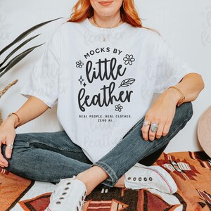 Comfort Colors 1717 t-shirt mockup by mocksbylittlefeather. A Print on Demand Mockup Shop that provides high quality png mockups for POD sellers. Little feather mocks uses only real models, real products, no Ai ever.