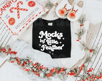 Comfort Colors 1717 Black Mockup, Christmas Flatlay (Digital Download)