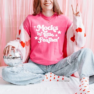 Comfort Colors 1717 Mockup Crunchberry, 1717 Valentines Day Mockup, Valentines Shirt Mockup, 1717 Model Mockup, Valentines Day Pink Mockup