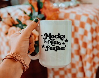 15oz Boho Coffee Mug Mockup, Retro Lifestyle (Digital Download)