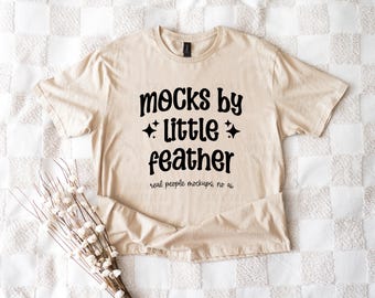 Sand Gildan 64000 Flat Lay Mockup | G640 Folded T-shirt Mock Up | G64000 Shirt Mock-Up | Real POD Mock | Trendy Simple Cozy Boho Aesthetic