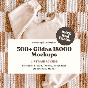Paquete de maquetas Gildan 18000, maqueta Gildan, paquete de sudadera con cuello redondo Gildan, maqueta de sudadera, maqueta de modelo Gildan, megapaquete Gildan, maqueta de moda