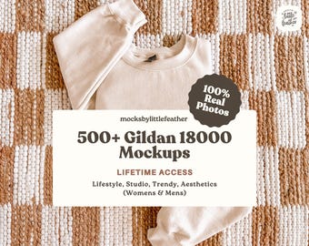 Gildan 18000 Mockup Bundle, Gildan Mockup, Gildan Crewneck Bundle, Sweatshirt Mockup, Gildan Model Mockup, Gildan Mega Bundle, Trendy Mockup