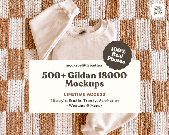 Gildan 18000 Mockup Bundle, Gildan Mockup, Gildan Crewneck Bundle, Sweatshirt Mockup, Gildan Model Mockup, Gildan Mega Bundle, Trendy Mockup