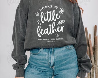 Comfort Colors 1566 Mockup Pepper, 1566 Pepper Mockup, Comfort Colors Mockup, 1566 Comfort Colors Sweatshirt Mockup, Pepper C1566 Mockup
