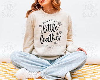 Sand Gildan 18000 Crewneck Sweatshirt Mockup | G180 Sweater Mock-Up with Real Model & POD Product | Trendy Cozy Natural Simple G18000 Mock