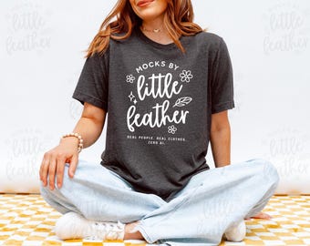 Bella Canvas 3001 Mockup (Color: Dark Grey Heather) | BC3001 T-Shirt Mockup | Real Model, No Ai