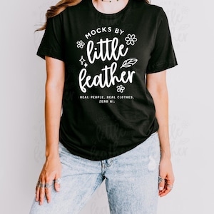 Bella Canvas 3001 Black Mockup, Trendy Tshirt Mock-up, Cute Simple Real Model, Summer Fall Aesthetic, Fitted BC3001 T-shirt, POD Tee Mock Up