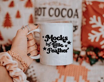 11oz Coffee Mug Mockup, Trendy Boho Style (Digital Download)