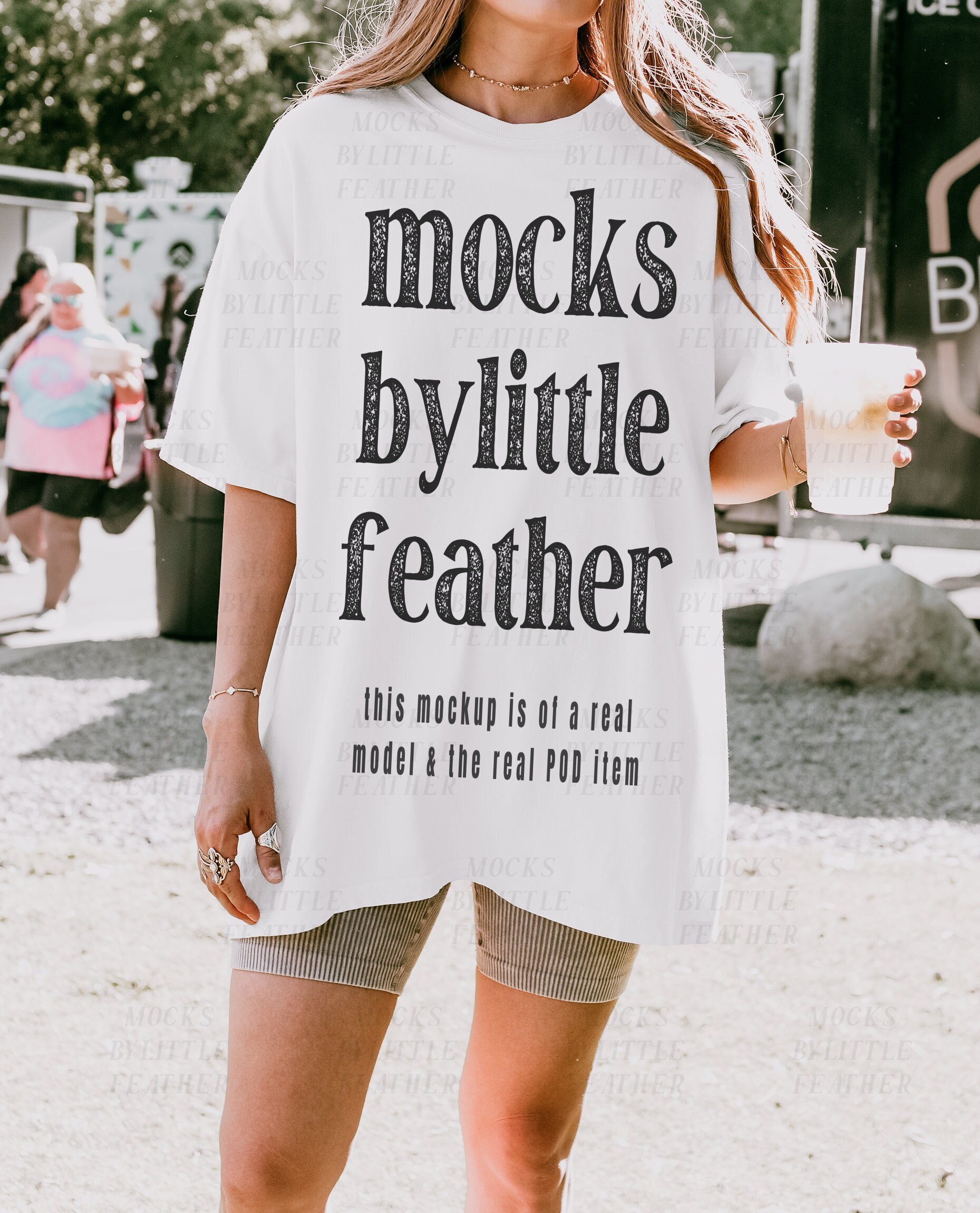 White Comfort Colors Mockup, 1717 Comfort Colors White Mockup, Comfort Colors Shirt Mockup, Cute Outdoor Tshirt Mock, Real Model Mockup