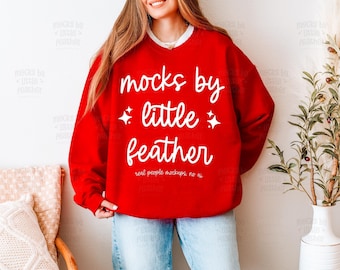 Red Gildan 18000 Mockup | G180 Crewneck Sweatshirt Mock-Up | G18000 Sweater Mock Up | Real Person Trendy Simple Cozy Boho Aesthetic