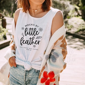 Comfort Colors 9360 White Mockup, Real Model, Trendy Woodsy Tank Top, Outdoorsy Cute Simple White Tank, Aesthetic Forest POD Mock-up