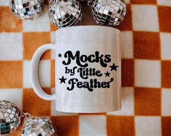 11oz Boho Coffee Mug Mockup, Retro Ceramic Cup (Digital Download)