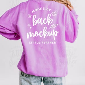 Comfort Colors 1466 Neon Violet Mockup, 1466 Mockup Neon Violet, Comfort Colors Sweatshirt Mockup, Lightweight Crewneck, 1466 Size Chart