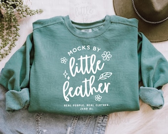 Light Green Comfort Colors 1566 Sweatshirt Mockup – Boho Crewneck Flatlay (Digital Download)