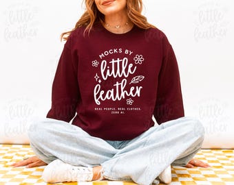 Maroon Gildan 18000 Crewneck Sweatshirt Mockup | G180 Sweater Mock-Up with Real Model & POD Product | Cozy Natural Simple G18000 Mock Up