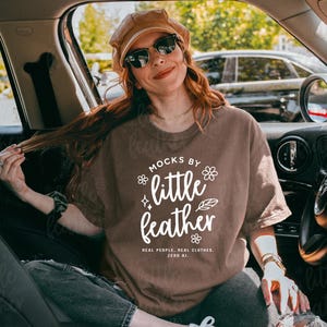 Comfort Colors 1717 Espresso Mockup, Cute Oversized Tshirt Mock-Up, Trendy Y2k Brown T-Shirt Mock, Real Model, C1717 Unique Car Aesthetic