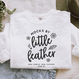 White 1566 Mock Up - C1566 Comfort Colors Flatlay Mockup - Boho Crewneck Sweatshirt Mocks - White Mock-up - Unisex Sweater Mock