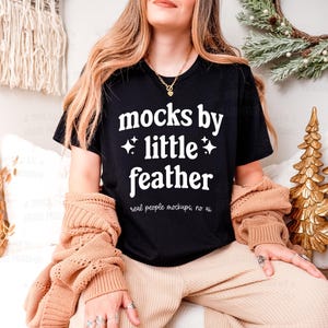 Black Bella Canvas 3001 Christmas T-Shirt Mockup | BC3001 Holiday Shirt Mock-Up | Real Model Mock Up | Trendy Cozy Boho Winter Aesthetic