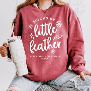 Comfort Colors 1466 Crimson Mockup, 1466 Mockup Crimson, Comfort Colors Sweatshirt Mockup, Lightweight Crewneck Mockup, 1466 Size Chart