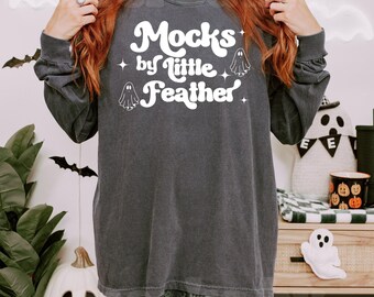 Comfort Colors Pepper Long Sleeve Mockup, Halloween T-Shirt (Digital Download)
