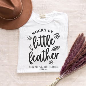 Comfort Colors 1717 White Mockup, Comfort Colors T-shirt Mockup, White C1717 Shirt Mockup, Trendy Boho Flat Lay Mockup
