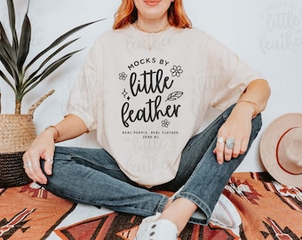 Comfort Colors 1717 Mockup Ivory, C1717 Oversized Mockup Ivory, 1717 Ivory Mockup, Ivory Comfort Colors Mockup, Oversized Ivory Shirt Mock