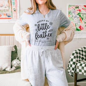 Bella Canvas 3001 Athletic Heather Mockup, Trendy T-shirt Mock-up, Cute Real Model Mock, Aesthetic Fitted Grey BC3001 Shirt, Cozy Simple POD