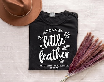 Comfort Colors 1717 Black T-Shirt Mockup, Lifestyle Flat Lay (Digital Download)