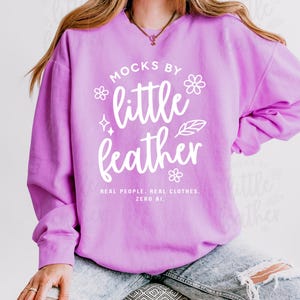 Comfort Colors 1466 Neon Violet Mockup, 1466 Mockup Neon Violet, Comfort Colors Sweatshirt Mockup, Lightweight Crewneck, 1466 Size Chart