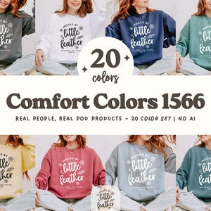Comfort Colors 1566 Mockup Bundle, Comfort Colors Bundle, 1566 Bundle, 1566 Sweatshirt Mock, 1566 Pepper Mockup, 1566 Comfort Colors Mockup