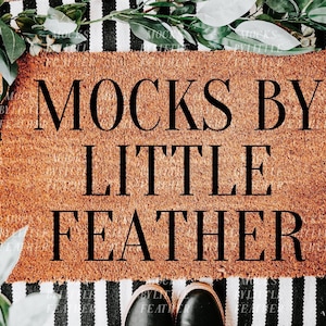 Coir Doormat Mockup, Custom Doormat Mockups, 24x16 Doormat Printify Mockup, Welcome Mat Mockup, Product Mockup image 1